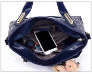 Hot selling high quality pu handbags 4pcs in 1 set fashion ladies handbag women bag set