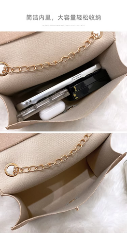 Women’s Chain Crossbody – Small Square Handbag